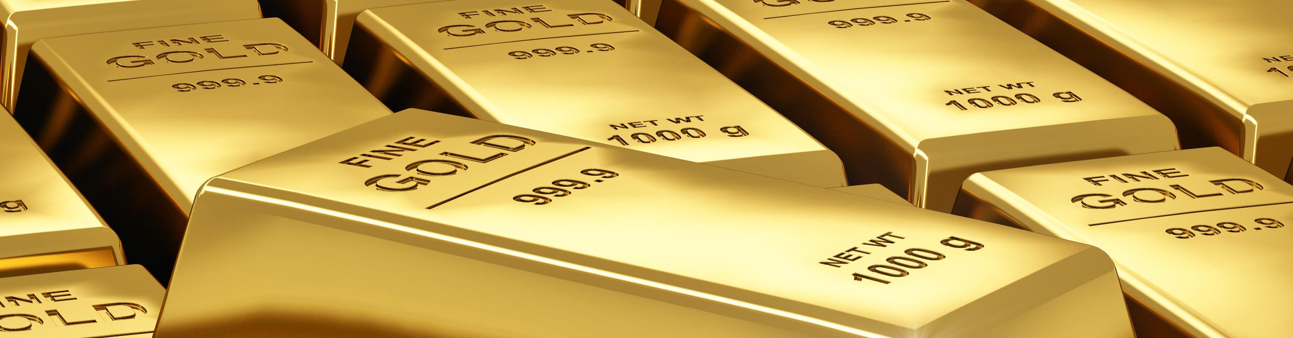 Gold bar stacks