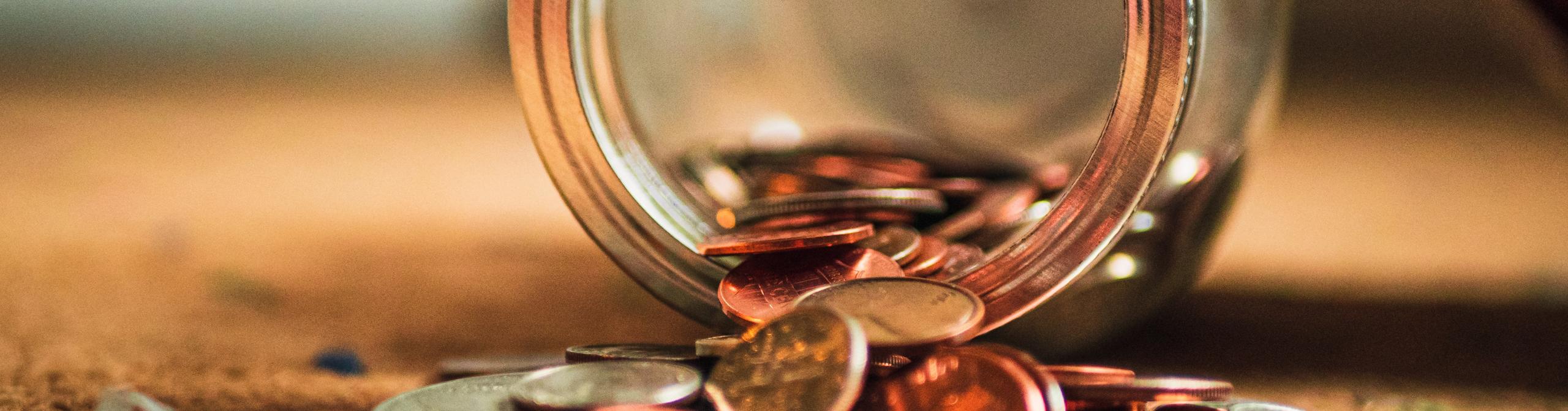 Pennies in a jar