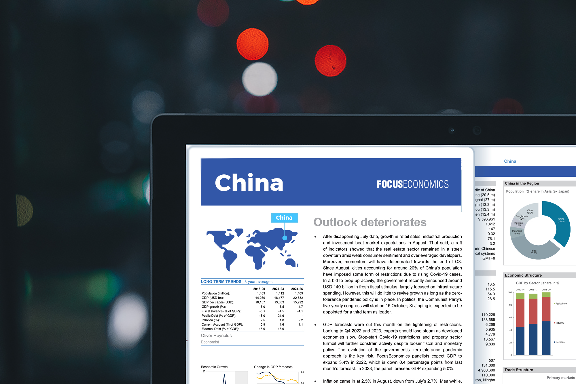 Informe gratuito sobre la economía China